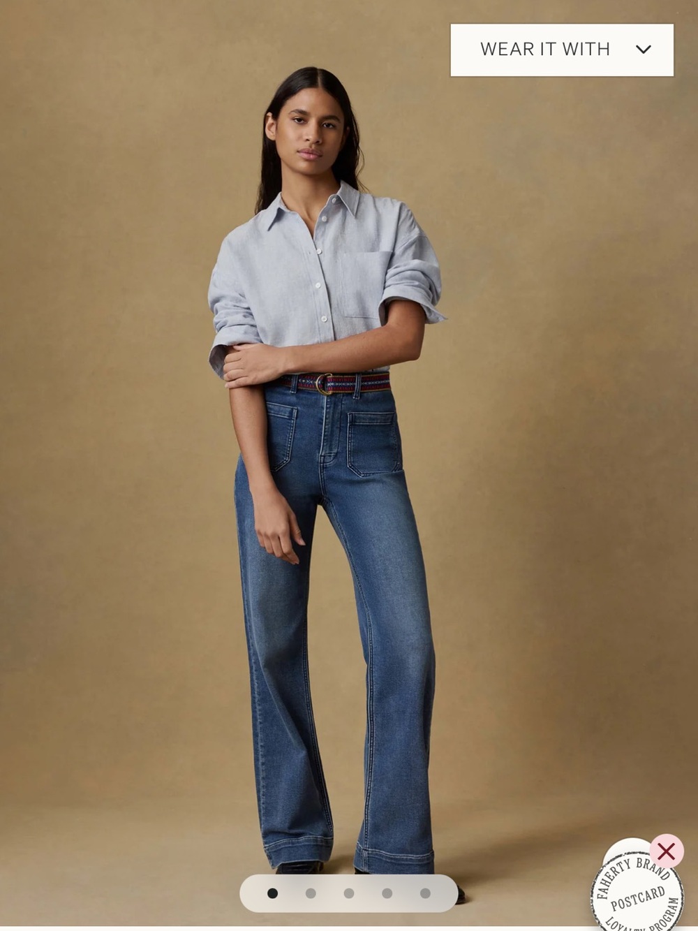 Faherty Women's Jeans - Picture 11 of 12